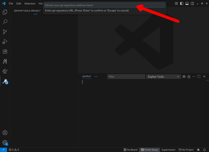 Init repo with URL