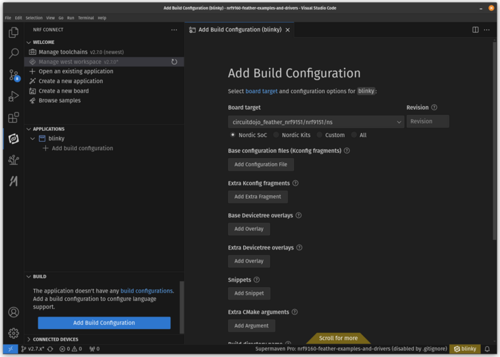 Add build configuration