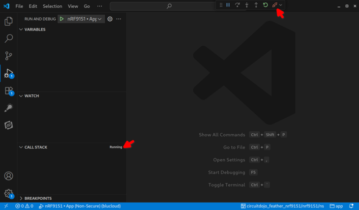 Debugging working